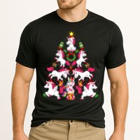 Unicorn Xmas Lighting Tree Unicorn Christmas Performance Shirt