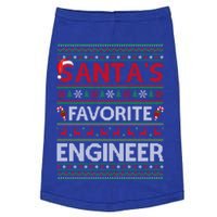 Ugly Xmas Lighting Santa's Favorite Engineer Christmas Gift Doggie Tank