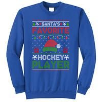 Ugly Xmas Matching SantaS Favorite Hockey Player Gift Sweatshirt