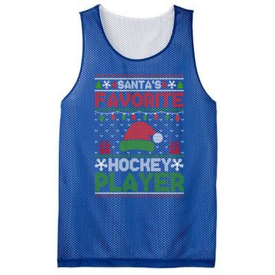 Ugly Xmas Matching SantaS Favorite Hockey Player Gift Mesh Reversible Basketball Jersey Tank