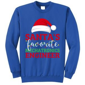 Ugly Xmas Matching SantaS Favorite Mechatronics Engineer Gift Sweatshirt