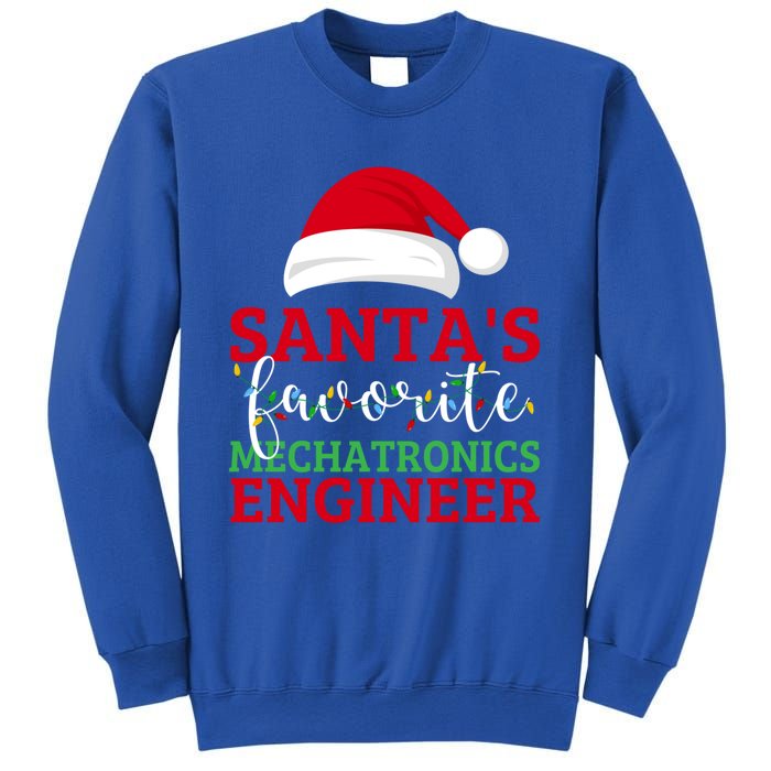 Ugly Xmas Matching SantaS Favorite Mechatronics Engineer Gift Sweatshirt