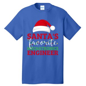 Ugly Xmas Matching SantaS Favorite Mechatronics Engineer Gift Tall T-Shirt