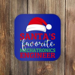 Ugly Xmas Matching SantaS Favorite Mechatronics Engineer Gift Coaster