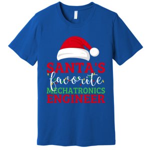 Ugly Xmas Matching SantaS Favorite Mechatronics Engineer Gift Premium T-Shirt