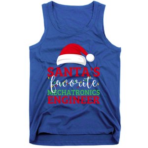 Ugly Xmas Matching SantaS Favorite Mechatronics Engineer Gift Tank Top