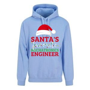 Ugly Xmas Matching SantaS Favorite Mechatronics Engineer Gift Unisex Surf Hoodie