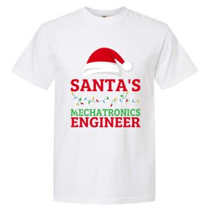 Ugly Xmas Matching SantaS Favorite Mechatronics Engineer Gift Garment-Dyed Heavyweight T-Shirt