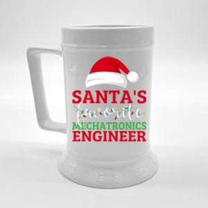 Ugly Xmas Matching SantaS Favorite Mechatronics Engineer Gift Beer Stein