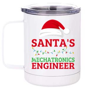 Ugly Xmas Matching SantaS Favorite Mechatronics Engineer Gift 12 oz Stainless Steel Tumbler Cup