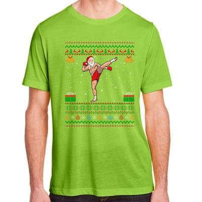 Ugly Xmas Style Kickboxing Christmas Gift Adult ChromaSoft Performance T-Shirt