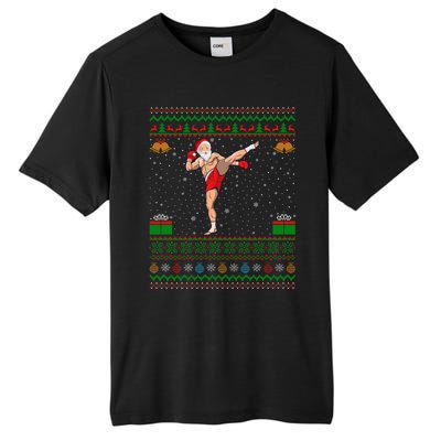 Ugly Xmas Style Kickboxing Christmas Gift Tall Fusion ChromaSoft Performance T-Shirt