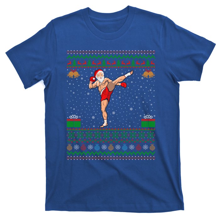 Ugly Xmas Style Kickboxing Christmas Gift T-Shirt