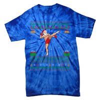 Ugly Xmas Style Kickboxing Christmas Gift Tie-Dye T-Shirt