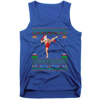 Ugly Xmas Style Kickboxing Christmas Gift Tank Top