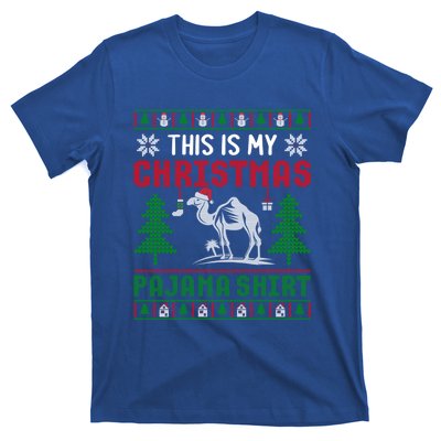 Ugly Xmas Sweater Camel This Is My Christmas Pajama Gift T-Shirt