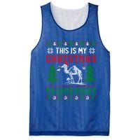 Ugly Xmas Sweater Camel This Is My Christmas Pajama Gift Mesh Reversible Basketball Jersey Tank