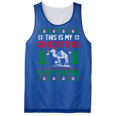 Ugly Xmas Sweater Camel This Is My Christmas Pajama Gift Mesh Reversible Basketball Jersey Tank