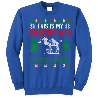 Ugly Xmas Sweater Camel This Is My Christmas Pajama Gift Tall Sweatshirt