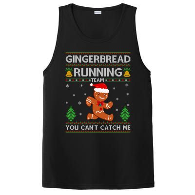 Ugly Xmas Sweater Gingerbread Running Team Christmas Funny Gift PosiCharge Competitor Tank