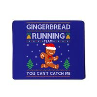 Ugly Xmas Sweater Gingerbread Running Team Christmas Funny Gift Mousepad