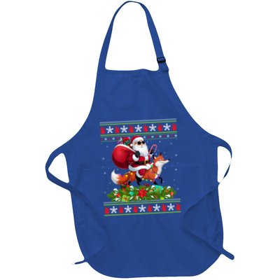 Ugly Xmas Style Santa Riding Fox Christmas Meaningful Gift Apron