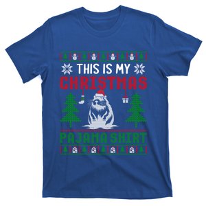 Ugly Xmas Sweater Beaver This Is My Christmas Pajama Cute Gift T-Shirt