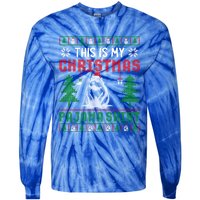 Ugly Xmas Sweater Beaver This Is My Christmas Pajama Cute Gift Tie-Dye Long Sleeve Shirt