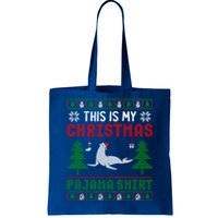 Ugly Xmas Sweater Seal This Is My Christmas Pajama Cute Gift Tote Bag