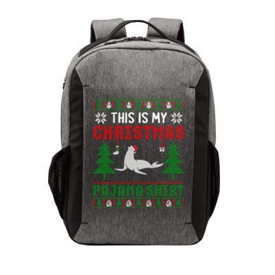 Ugly Xmas Sweater Seal This Is My Christmas Pajama Cute Gift Vector Backpack