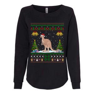 Ugly Xmas Tree Lights Santa Hat Kangaroo Christmas Great Gift Womens California Wash Sweatshirt