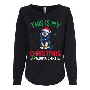 Ugly Xmas Tree Santa Alaskan Klee Kai Dog Christmas Pajama Womens California Wash Sweatshirt