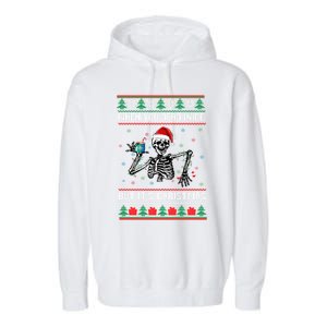 Ugly Xmas When YouRe Dead Inside But Its Christmas Season Gift Garment-Dyed Fleece Hoodie