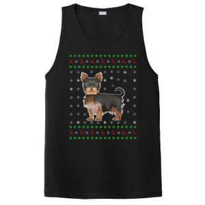 Ugly Xmas Yorkshire Terrier Graphic Ugly Sweater Christmas Cool Gift PosiCharge Competitor Tank