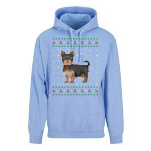 Ugly Xmas Yorkshire Terrier Graphic Ugly Sweater Christmas Cool Gift Unisex Surf Hoodie