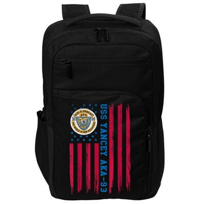 Uss Yancey Aka 93 Amphibious Cargo Ship Veteran Christmas Impact Tech Backpack