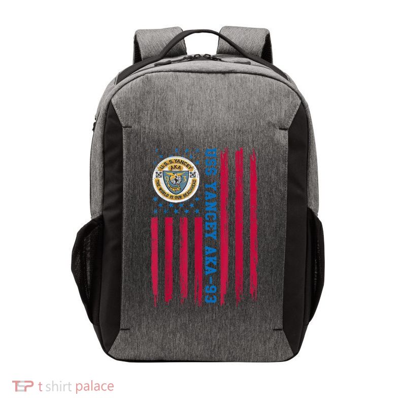 Uss Yancey Aka 93 Amphibious Cargo Ship Veteran Christmas Vector Backpack