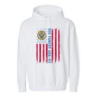 Uss Yancey Aka 93 Amphibious Cargo Ship Veteran Christmas Garment-Dyed Fleece Hoodie