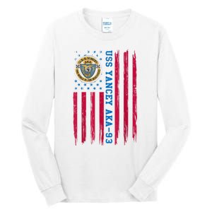 Uss Yancey Aka 93 Amphibious Cargo Ship Veteran Christmas Tall Long Sleeve T-Shirt