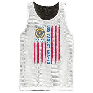 Uss Yancey Aka 93 Amphibious Cargo Ship Veteran Christmas Mesh Reversible Basketball Jersey Tank