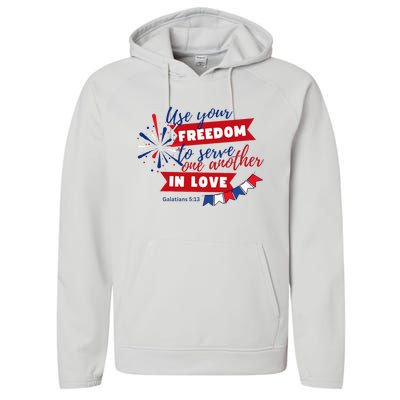 Use Your Freedom Performance Fleece Hoodie