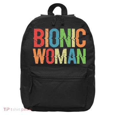 Unleash Your Inner Cyborg With Our Bionic Women Design 16 in Basic Backpack