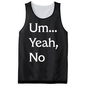 Um Yeah No Funny Saying N Tween Mesh Reversible Basketball Jersey Tank