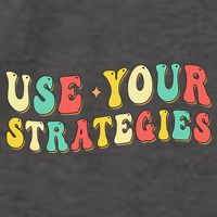 Use Your Strategies Test Day Testing Exam State Motivation Vector Backpack