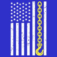 Usa Yellow Thin Line Hook Tow Truck American Driver Great Gift Premium T-Shirt