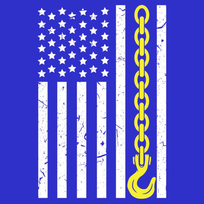Usa Yellow Thin Line Hook Tow Truck American Driver Great Gift Premium T-Shirt