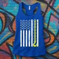Usa Yellow Thin Line Hook Tow Truck American Driver Great Gift Womens Tank Top