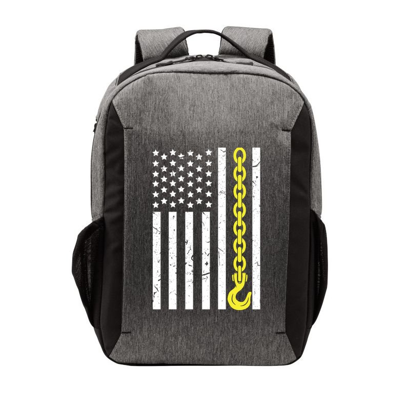 Usa Yellow Thin Line Hook Tow Truck American Driver Great Gift Vector Backpack