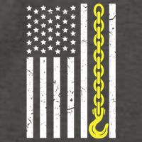 Usa Yellow Thin Line Hook Tow Truck American Driver Great Gift Vector Backpack