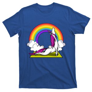 Unicorn Yoga Zen Magical Rainbow Fantasy Gift T-Shirt